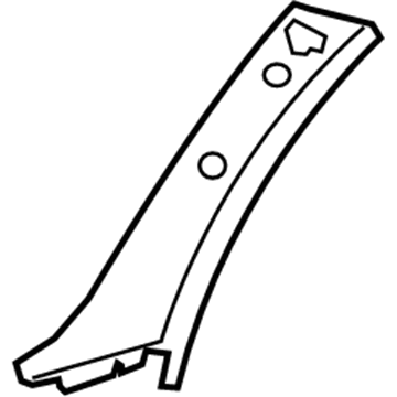 Lexus 62220-60310-B0 GARNISH Assembly, Front Pillar