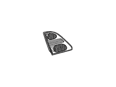 Lexus 81581-50110 Lens And Body, Rear Lamp, RH