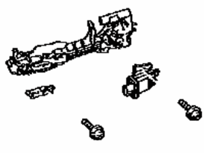 Lexus 69202-60010 Front Door Outside Handle Frame Sub-Assembly, Left