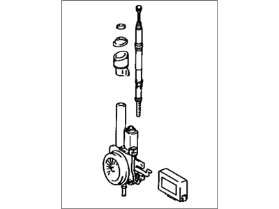 Lexus 86300-32200 Antenna Assy, W/Holder