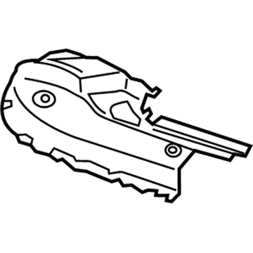 Lexus 63106-0E010 Guide Sub-Assembly, Roof