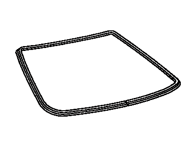 Lexus 75571-33060 Moulding, Back Window, Outside Upper