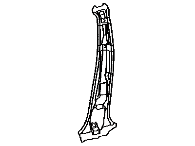 Lexus 61308-30041 Pillar Sub-Assembly, Center