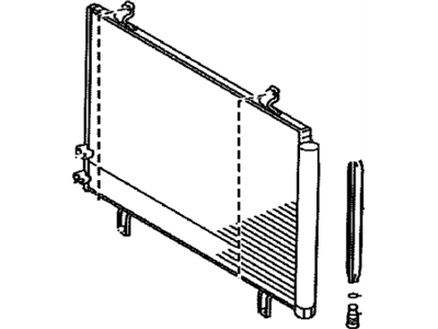 Lexus 88460-33170 CONDENSER Assembly