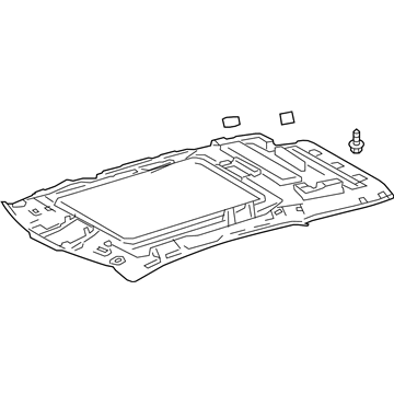 Lexus 63310-0E432-A0 Headlining Assy, Roof