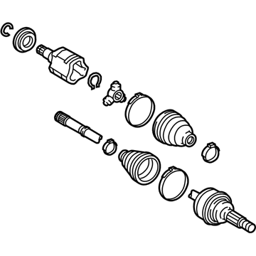 Lexus 42340-0E060 Shaft Assembly, Rear Drive