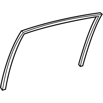 Lexus 68142-50040 Run, Rear Door Glass