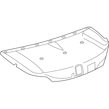 Lexus 64719-24010-B0 Cover, Luggage Compartment Door