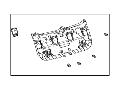 Lexus 67750-76020-C0 Board Assembly, Back Door