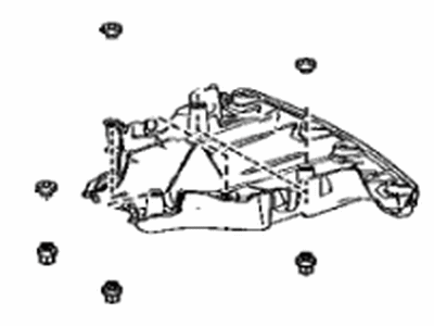 Lexus 58390-24010 Cover Assembly, Floor Under