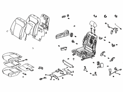 Lexus 71100-53U60-C4 Seat Assy, Front RH