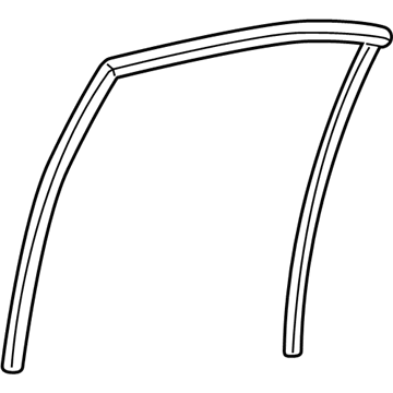 Lexus 68142-76011 Run, Rear Door Glass