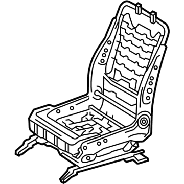 Lexus 71110-0E040 Frame Assy, Front Seat W/Adjuster, RH