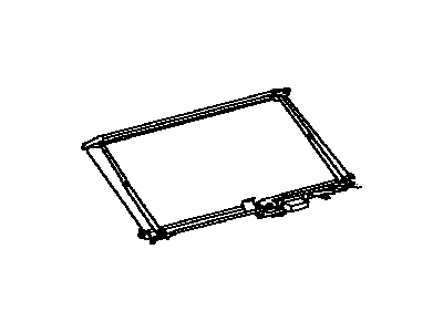 Lexus 64350-50021 Shade Assy, Rear Window