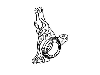 Lexus 43212-48020 KNUCKLE, Steering, L