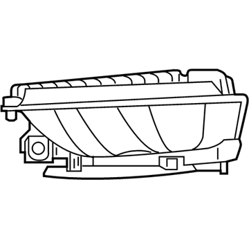 Lexus 81211-78020 Lamp Unit, Fog Lamp