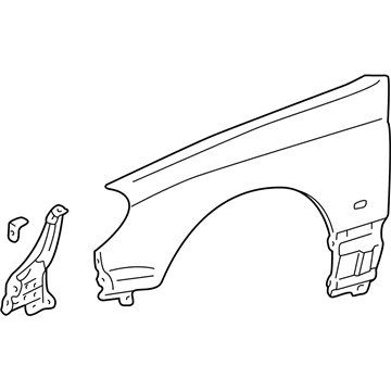 Lexus 53801-3F380 Fender Sub-Assy, Front RH