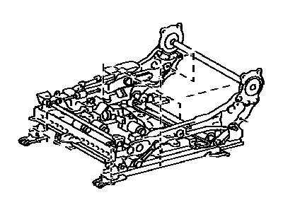 Lexus 72010-50221 ADJUSTER Assembly, Front Seat