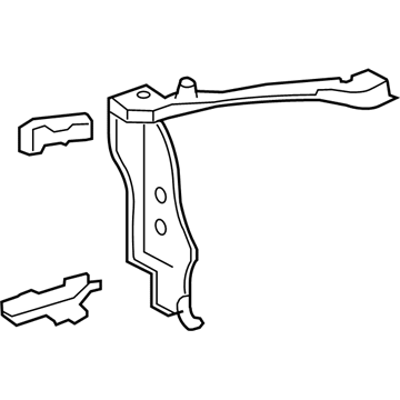 Lexus 53202-50902 Support Sub-Assy, Radiator, RH