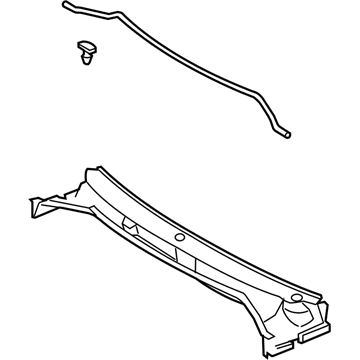 Lexus 55708-60131 LOUVER Sub-Assembly, COWL