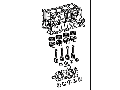 Lexus 11400-37140 Block Assembly,Short