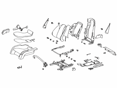 Lexus 71200-77030 Seat Assy, Front LH