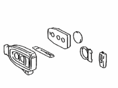 Lexus 89994-50310 Transmitter, Electrical Key(Cut Key)