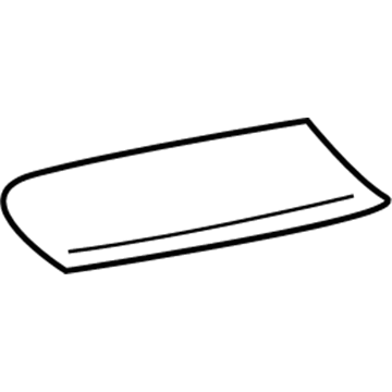 Lexus 63662-60050 Cover, Roof Lining Trim, NO.2