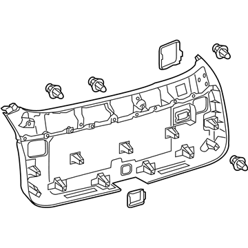 Lexus 64780-0E090-C1 Panel Assembly, Back Door