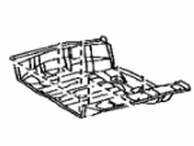 Lexus 58311-30400 Pan, Rear Floor