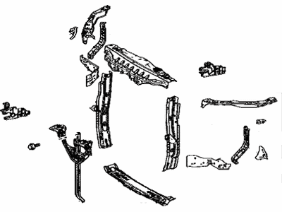 Lexus 53201-48160 Support Sub-Assy, Radiator