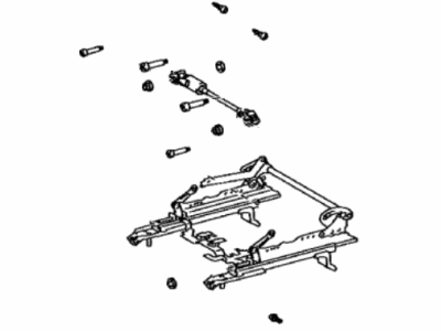 Lexus 72012-30150 Adjuster Sub-Assy, Front Seat, LH