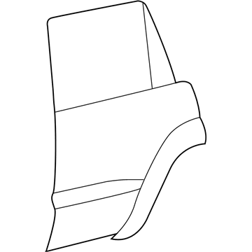 Lexus 67113-60270 Panel, Rear Door, Outside