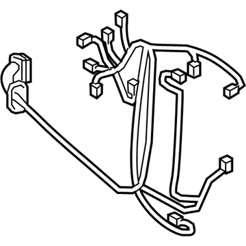 Lexus 82154-48160 Wire, Rear Door, NO.2