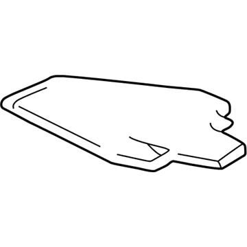 Lexus 62498-53050 Pad, Roof Side Inner Garnish