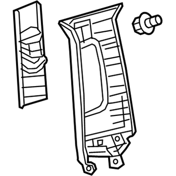 Lexus 62410-0E100-C0 GARNISH Assembly, Center Pillar