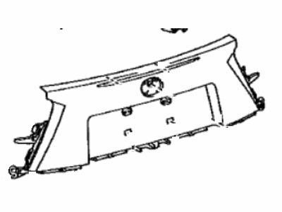 Lexus 52151-77030-B1 Extension, Rear Bumper