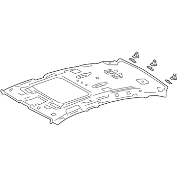 Lexus 63310-5BQ00-C0 Headlining Assy, Roof