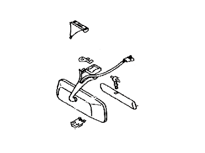 Lexus 87810-50120-B0 Mirror Assy, Inner Rear View