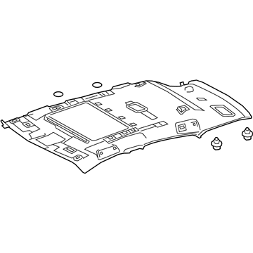 Lexus 63310-78230-A0 Headlining Assy, Roof