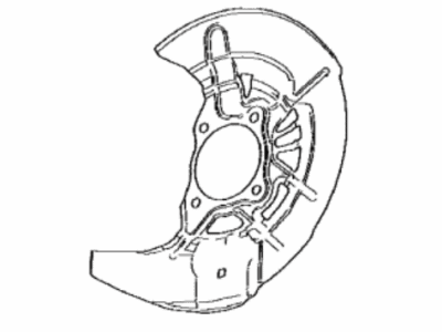 Lexus 47781-48050 Cover, Disc Brake Dust