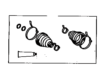 Lexus 04438-33020 Boot Kit, Drive Shaft