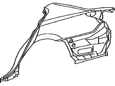 Lexus 61611-30A60 Panel, Quarter, RH