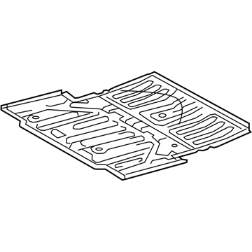 Lexus 58311-48110 Pan, Rear Floor