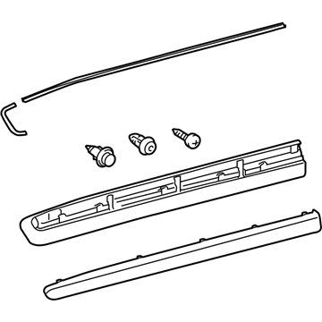 Lexus 75071-60100-D0 MOULDING Sub-Assembly, Front