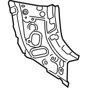 Lexus 61703-0E050 Panel Sub-Assembly, Quarter