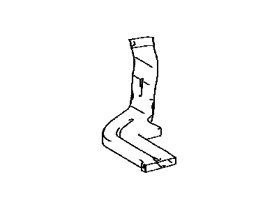 Lexus 87213-75020 Duct, Air, Rear NO.2