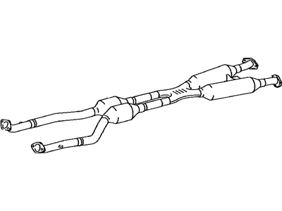 Lexus 17410-31D20 Front Exhaust Pipe Assembly