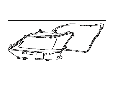 Lexus 81131-30L10 Lens, HEADLAMP, RH