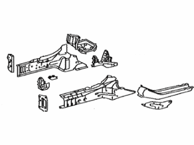 Lexus 57101-30173 Member Sub-Assy, Front Side, RH